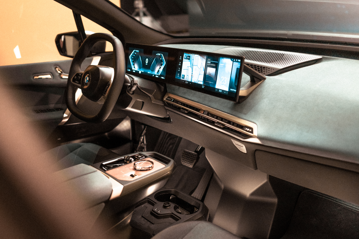 iDrive system of 2021 BMW iX electric SUV