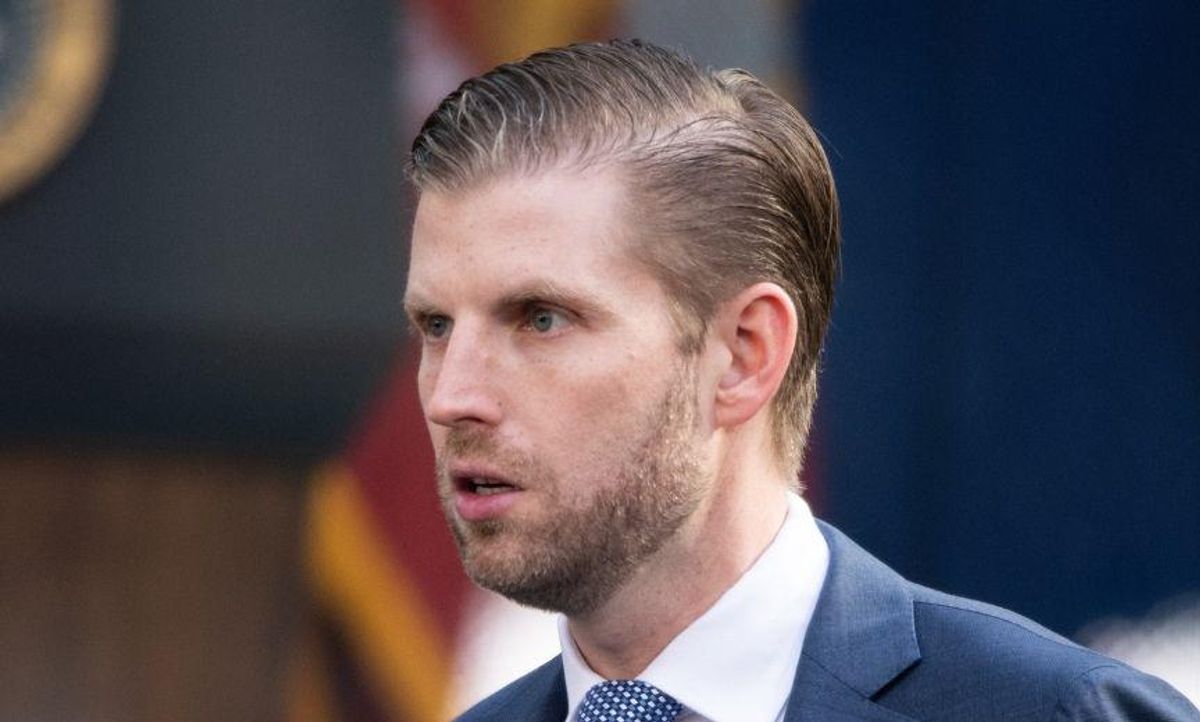 The AP Asked Eric Trump If His Father 'Incited the Crowd' at the Capitol and His Non-Response Spoke Volumes