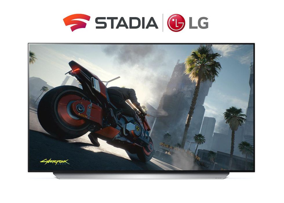 Google Stadia on LG