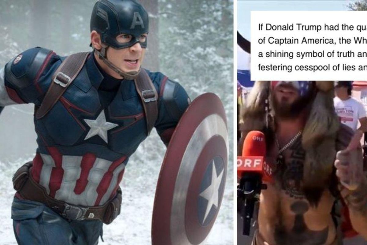 'Captain America' creator's son slams clueless Capitol rioters who used his symbol