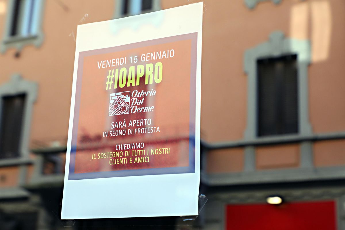 «Io apro», la rivolta parte dai ristoratori