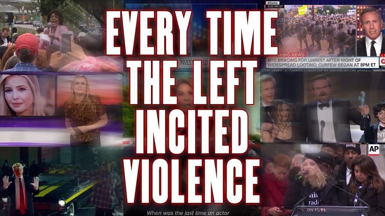 WATCH the left incite violence more times than you can count