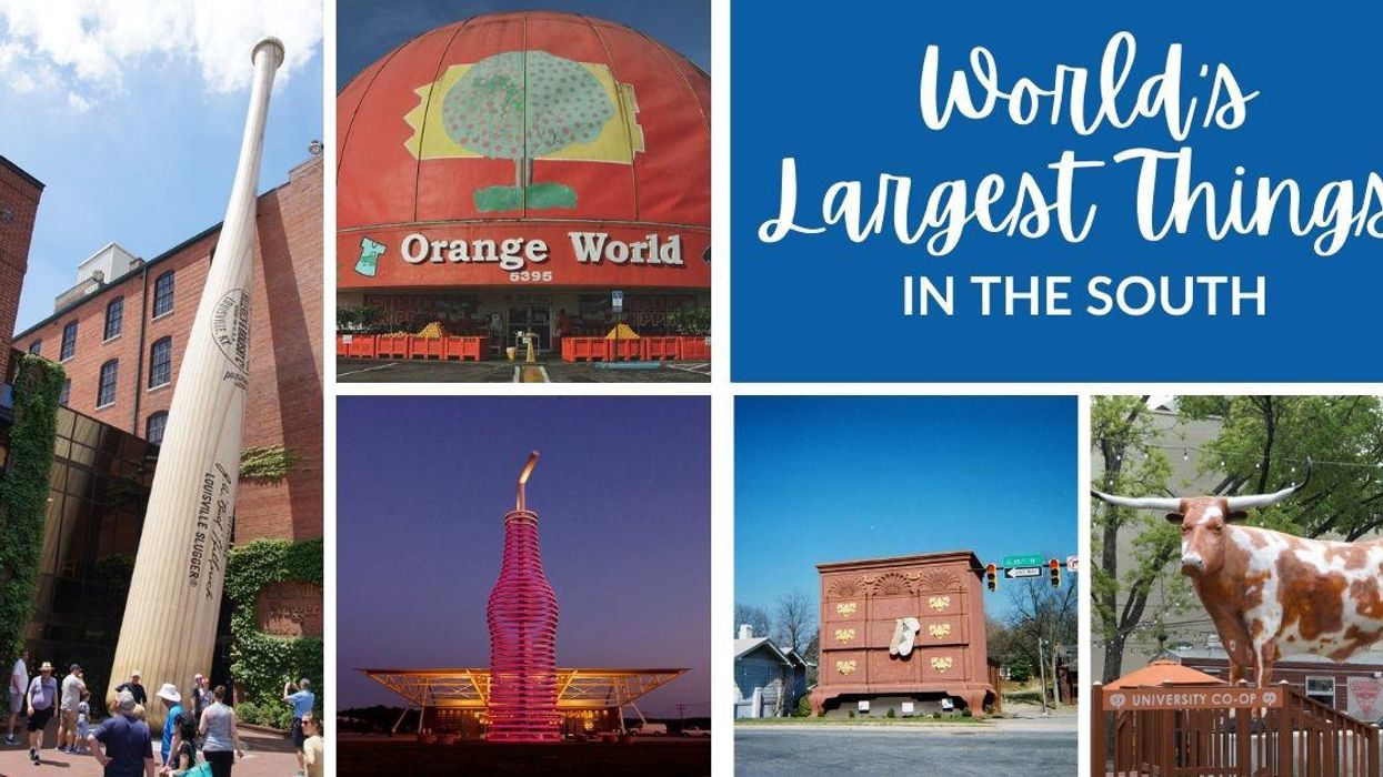 The South is filled with World's Largest Things. Here's where to find 25 of them