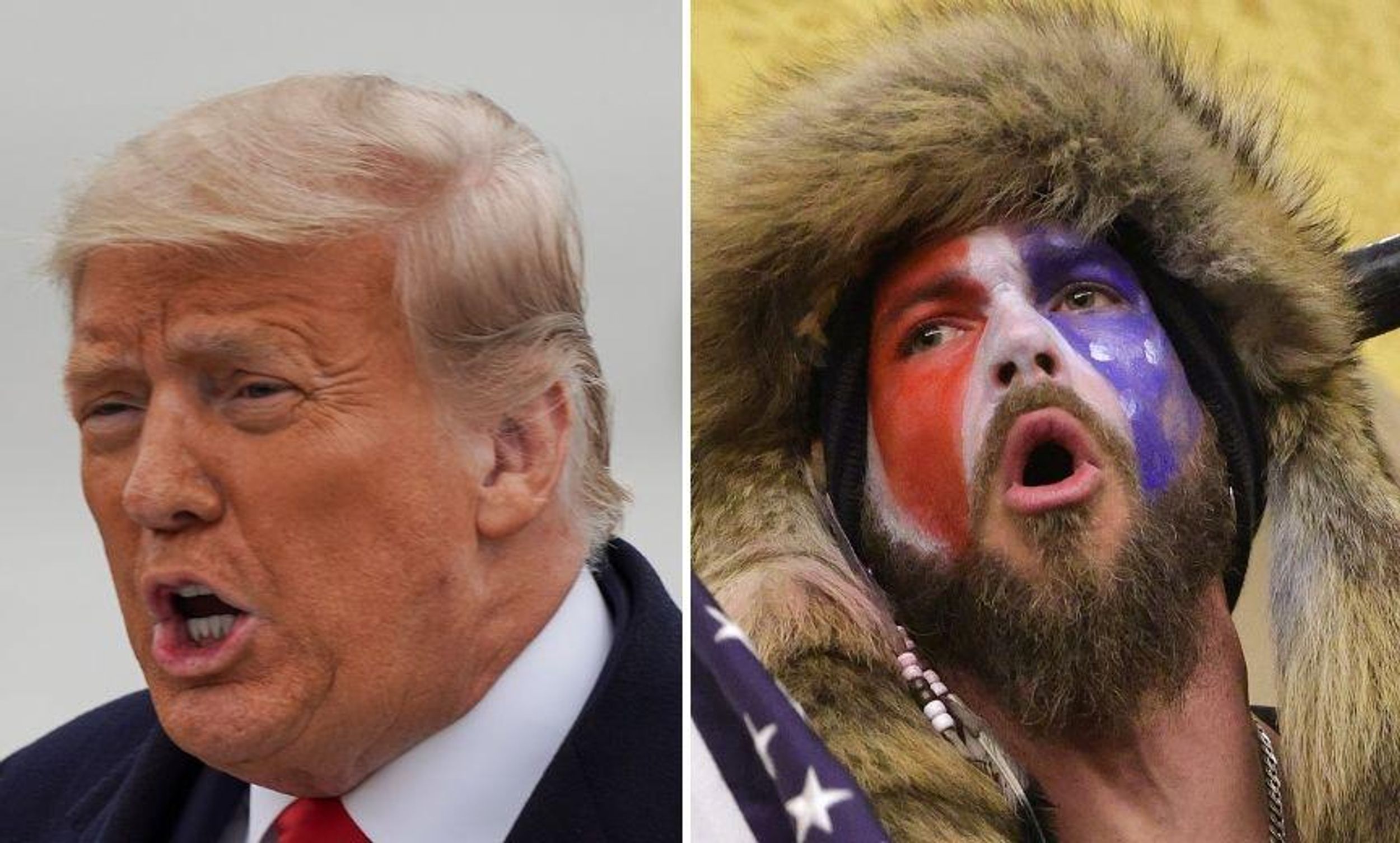 'QAnon Shaman' Hilariously Throws Trump Under the Bus With Pardon Request