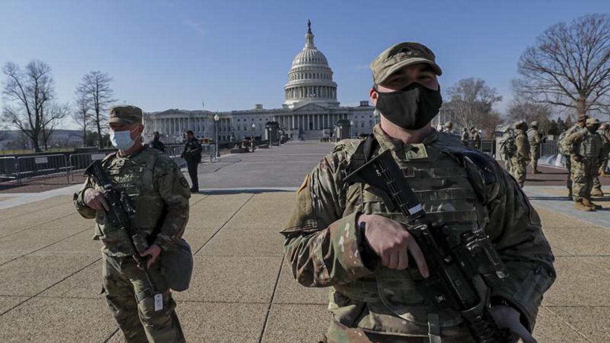 Two National Guard members removed from Biden's security detail over ties to white supremacist groups