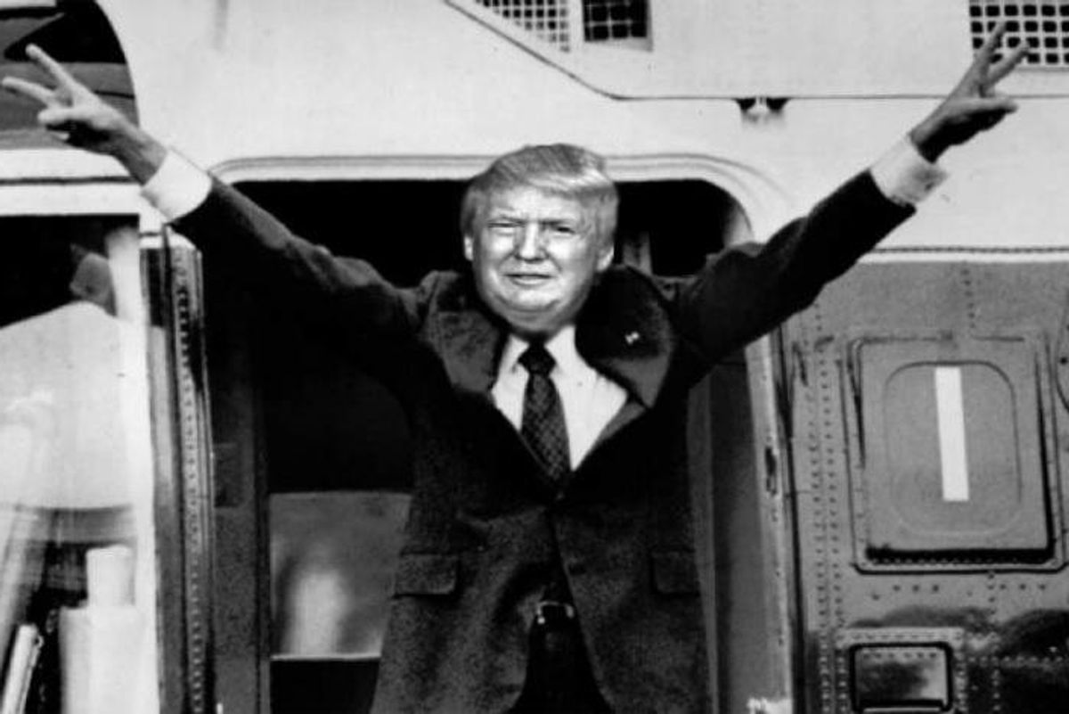 Just Don't Talk About Nixon Around Donald Trump, OK?