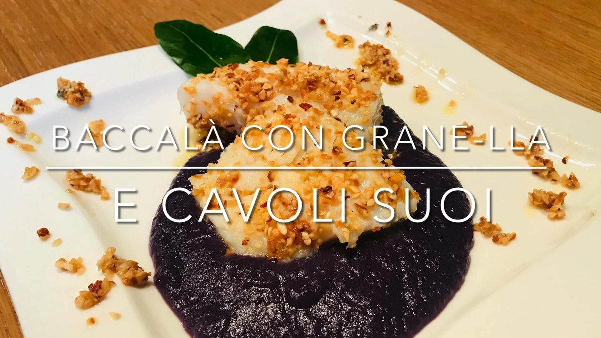 Cuciniamo insieme: baccalà con grane(lla) e cavoli rossi suoi
