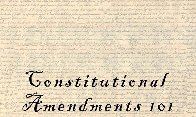 constitutional amendment