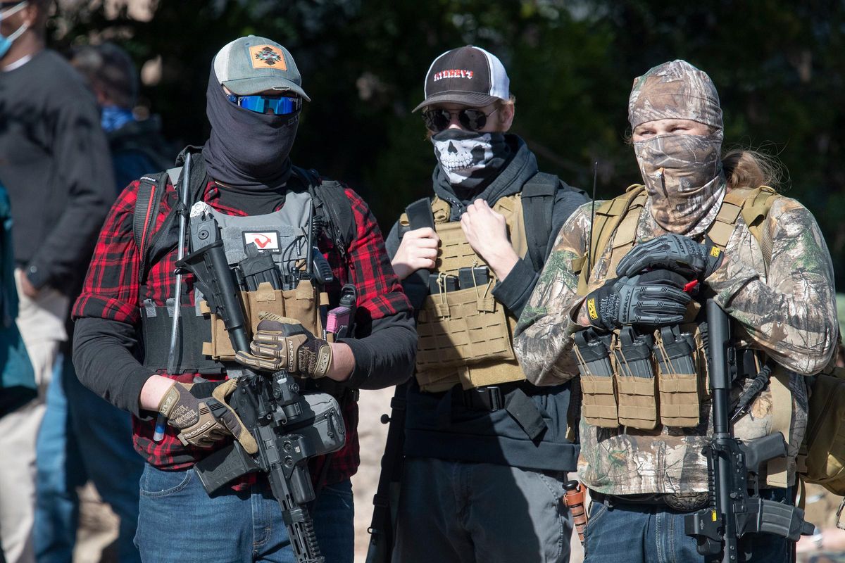 Armed protesters gathered at Capitol over the weekend