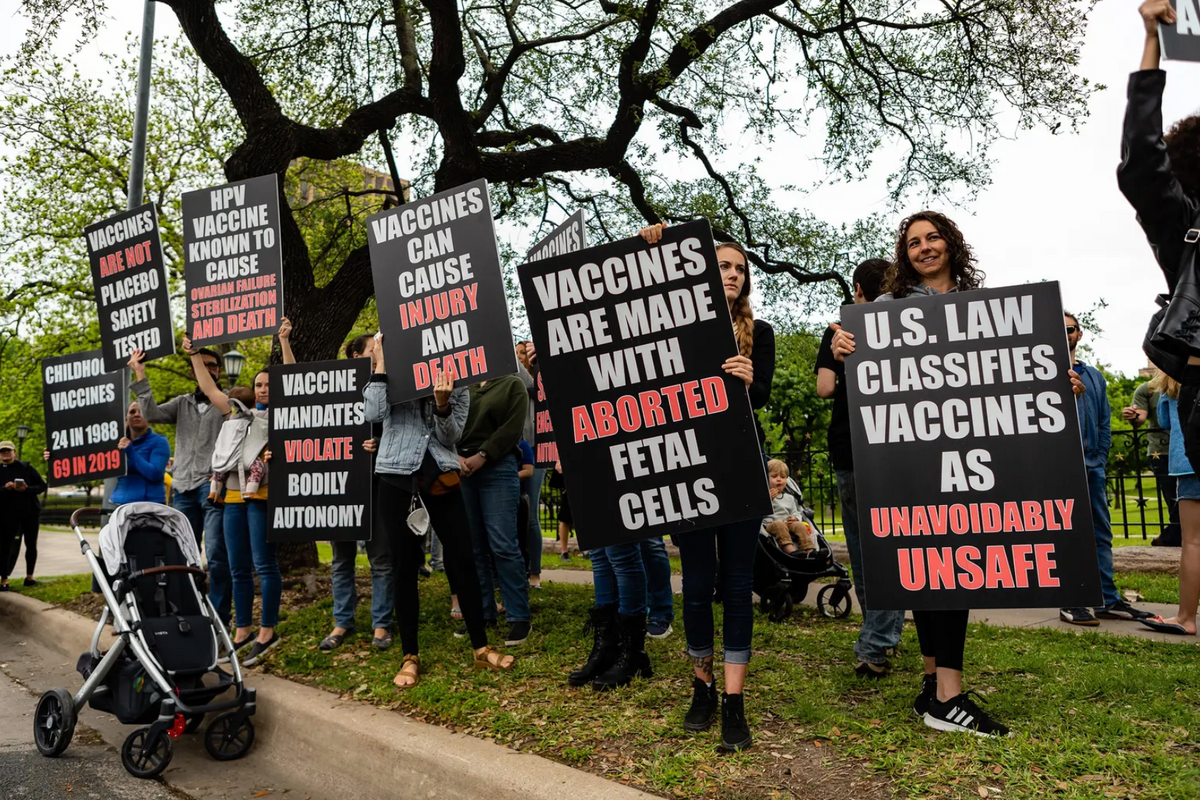 Texas-based anti-vaccine group received federal bailout funds in May as pandemic raged
