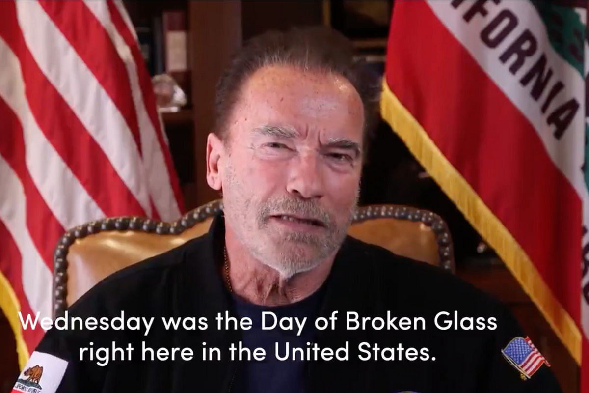 Arnold Schwarzenegger Has Some Things To Say About Nazis, Swords, Donald Trump