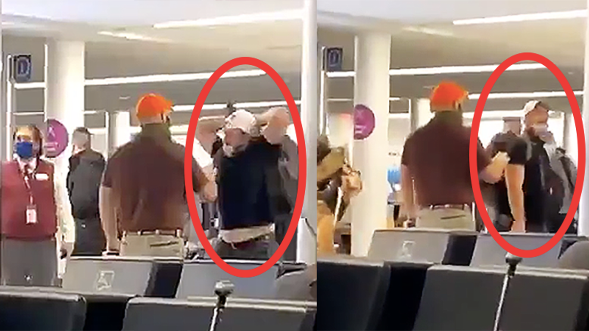 Man caught on video sobbing 'they called me a terrorist' after being booted from flight