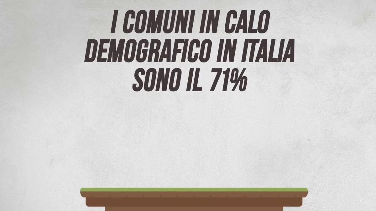 I comuni in calo demografico in Italia sono il 71%