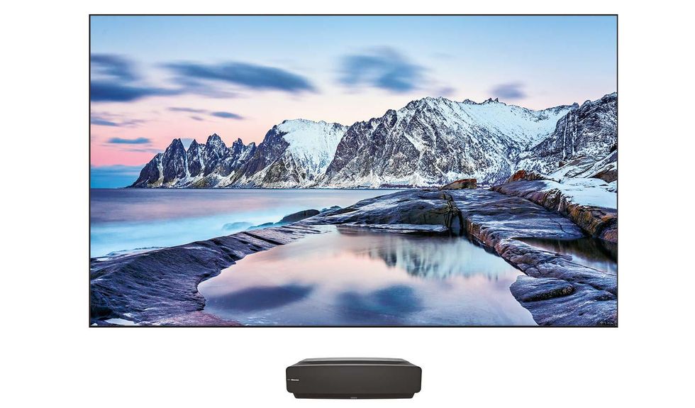 Hisense Laser TV show-throw projector