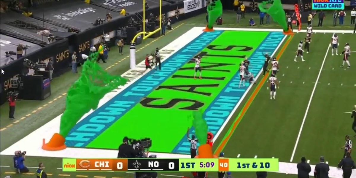 Nickelodeon's takeover of NFL game was all kinds of slime-covered