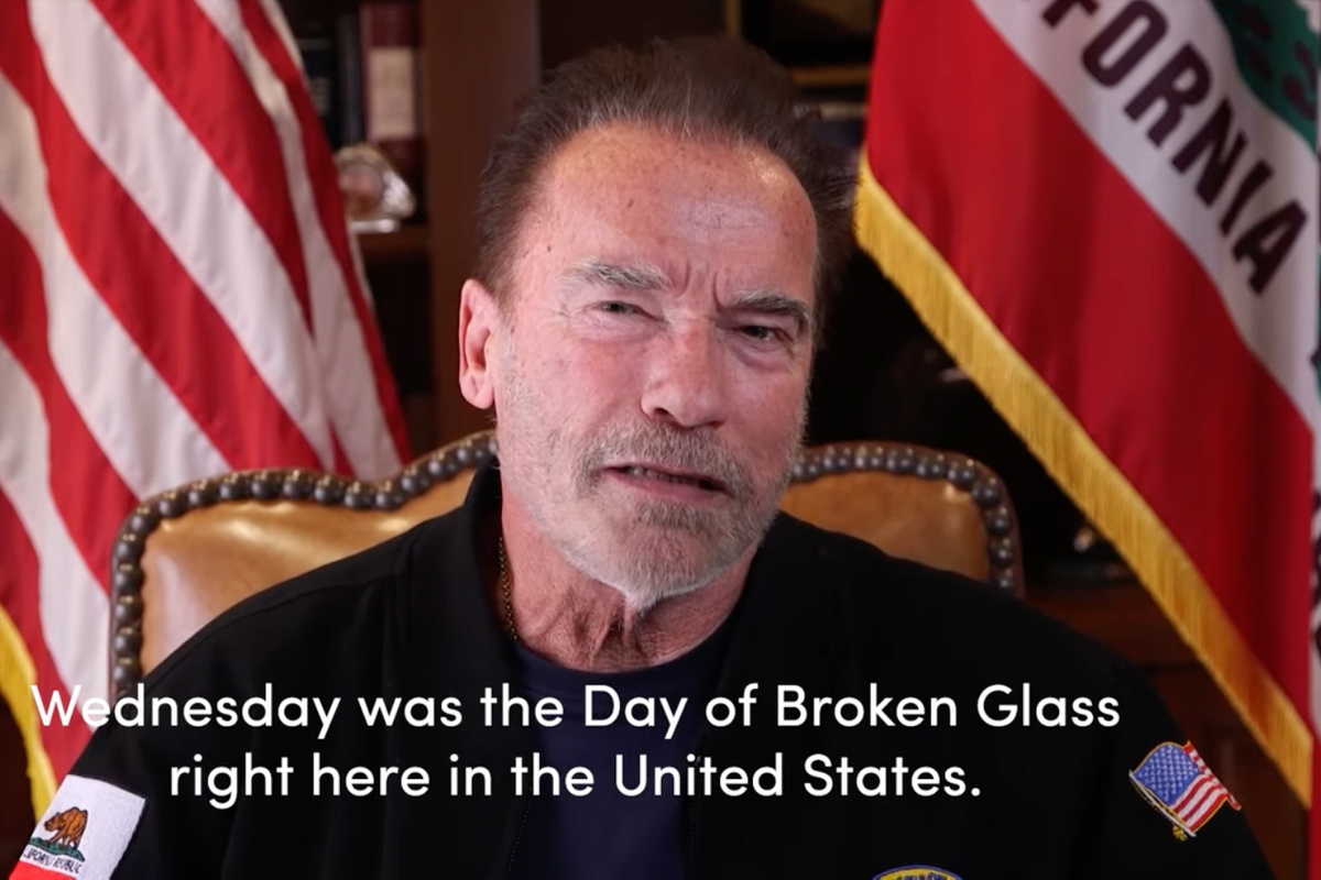 Arnold Schwarzenegger's incredible video on the Capitol riots is his best ever performance