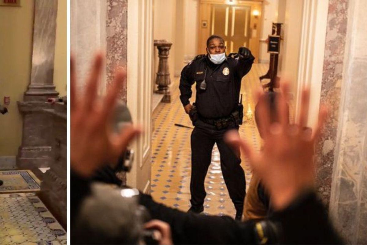 Heroic Officer Eugene Goodman used himself as bait to lure rioters away from the Senate