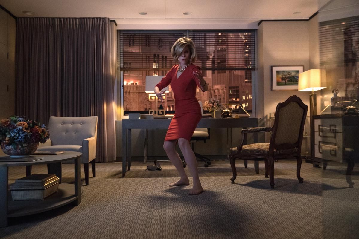 Office space from the set of TV show The Good Fight