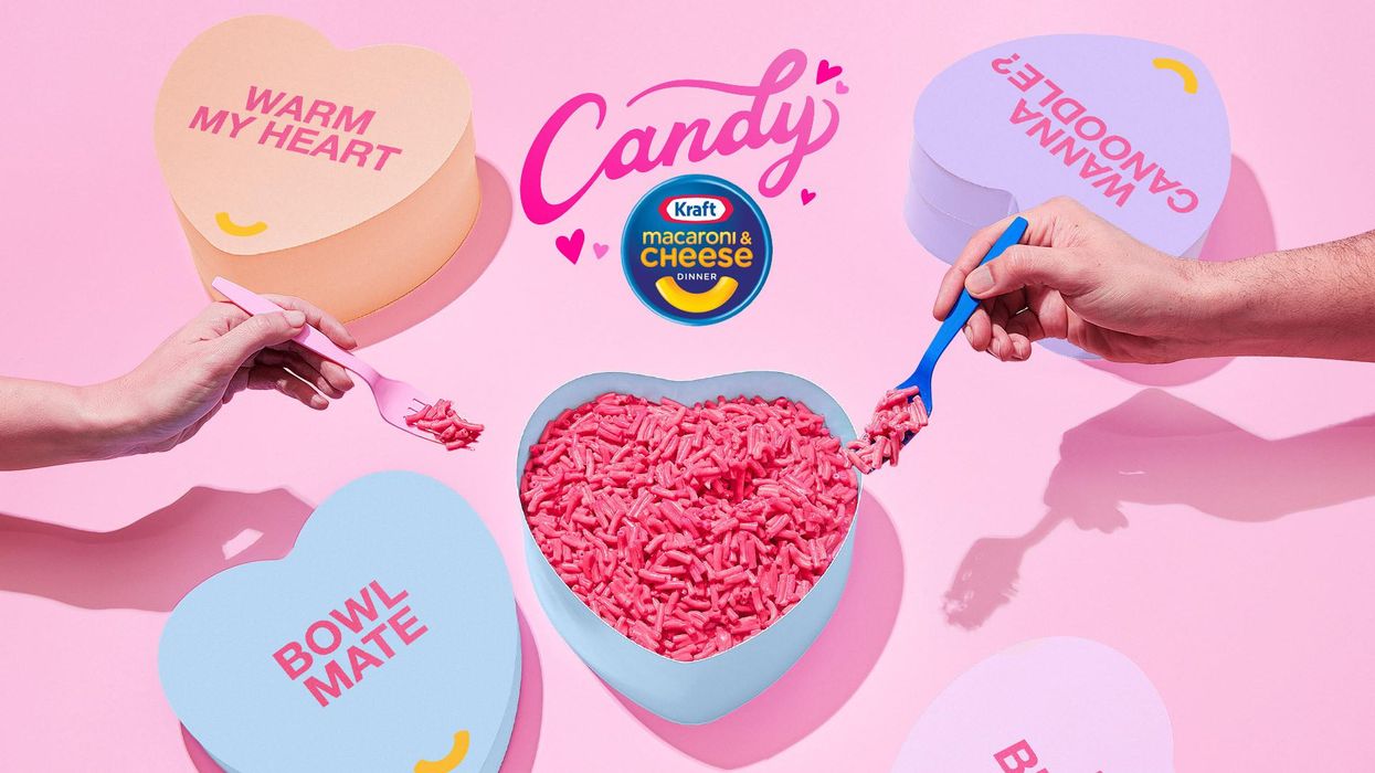Kraft is offering candy-flavored mac and cheese for Valentine's Day