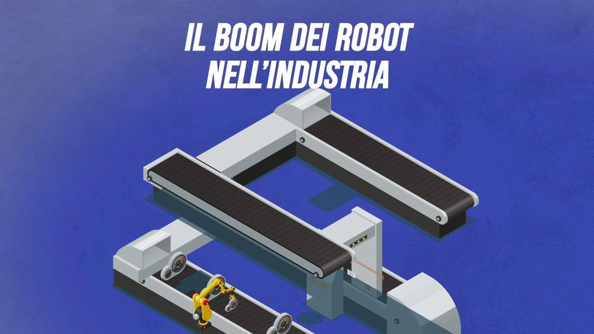 Il boom dei robot nell'industria
