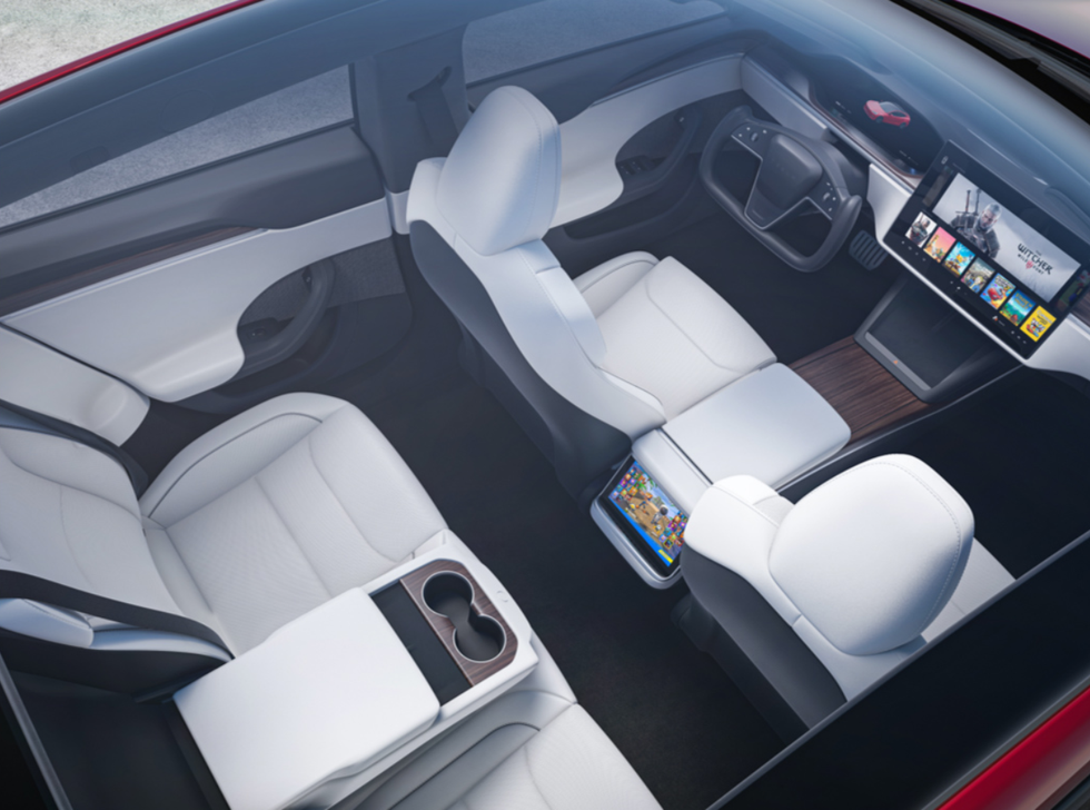 Interior of 2021 Tesla Model S