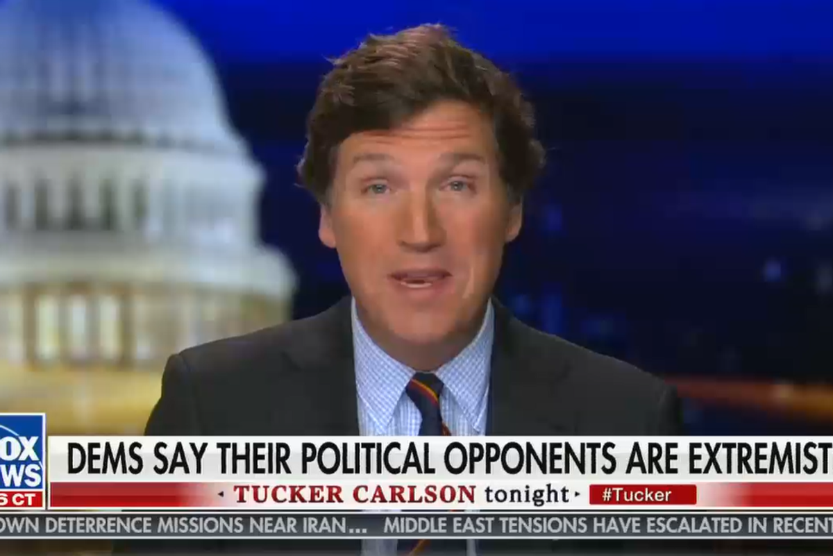 BUH-BYE! Tucker Carlson *Strangely Insistent* All Fox Viewers Are Domestic Terrorists!