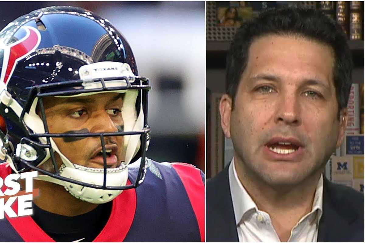Watch Adam Schefter air Texans' dirty laundry with Stephen A. and Max