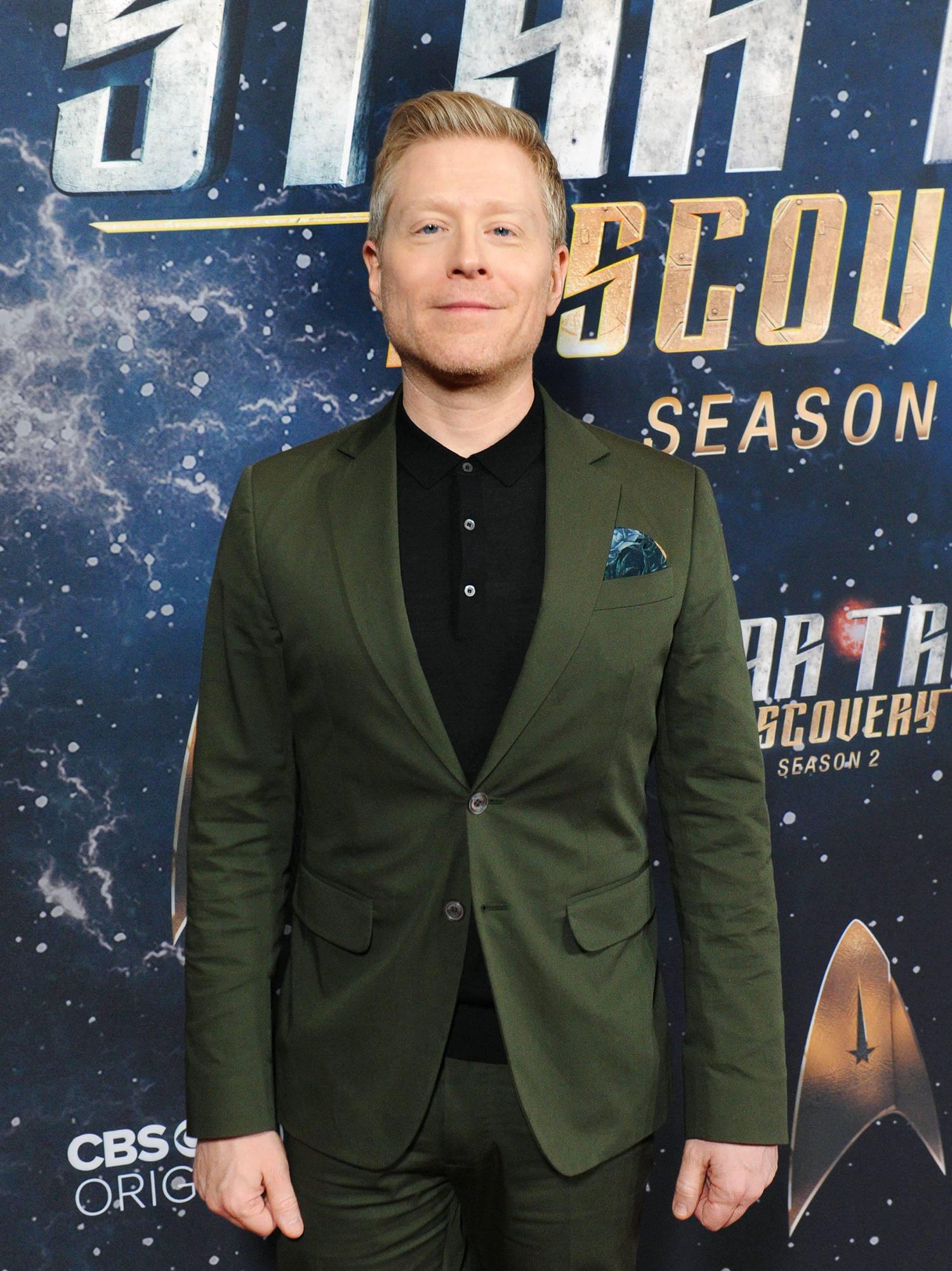 Actor Anthony Rapp of Star Trek: Discovery at a CBS press event