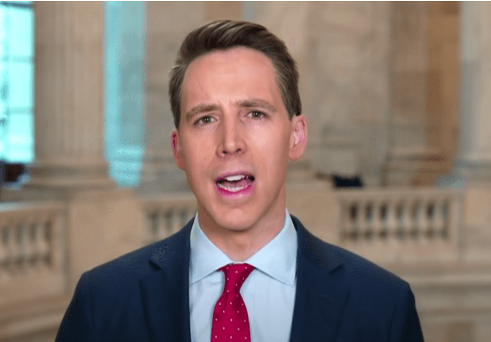 Josh Hawley Delivers Gloating Supervillain Monologue About Roe Free GOP 