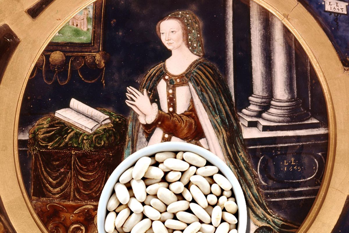 Caterina de’ Medici, una dote in cannellini