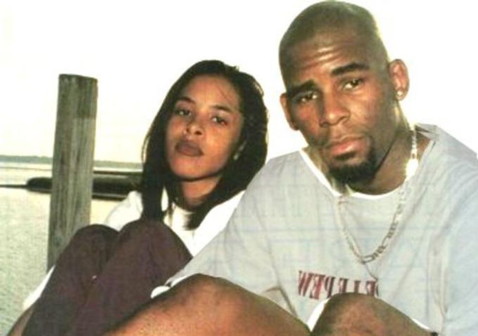 Aaliyah and R. Kelly in the 90s