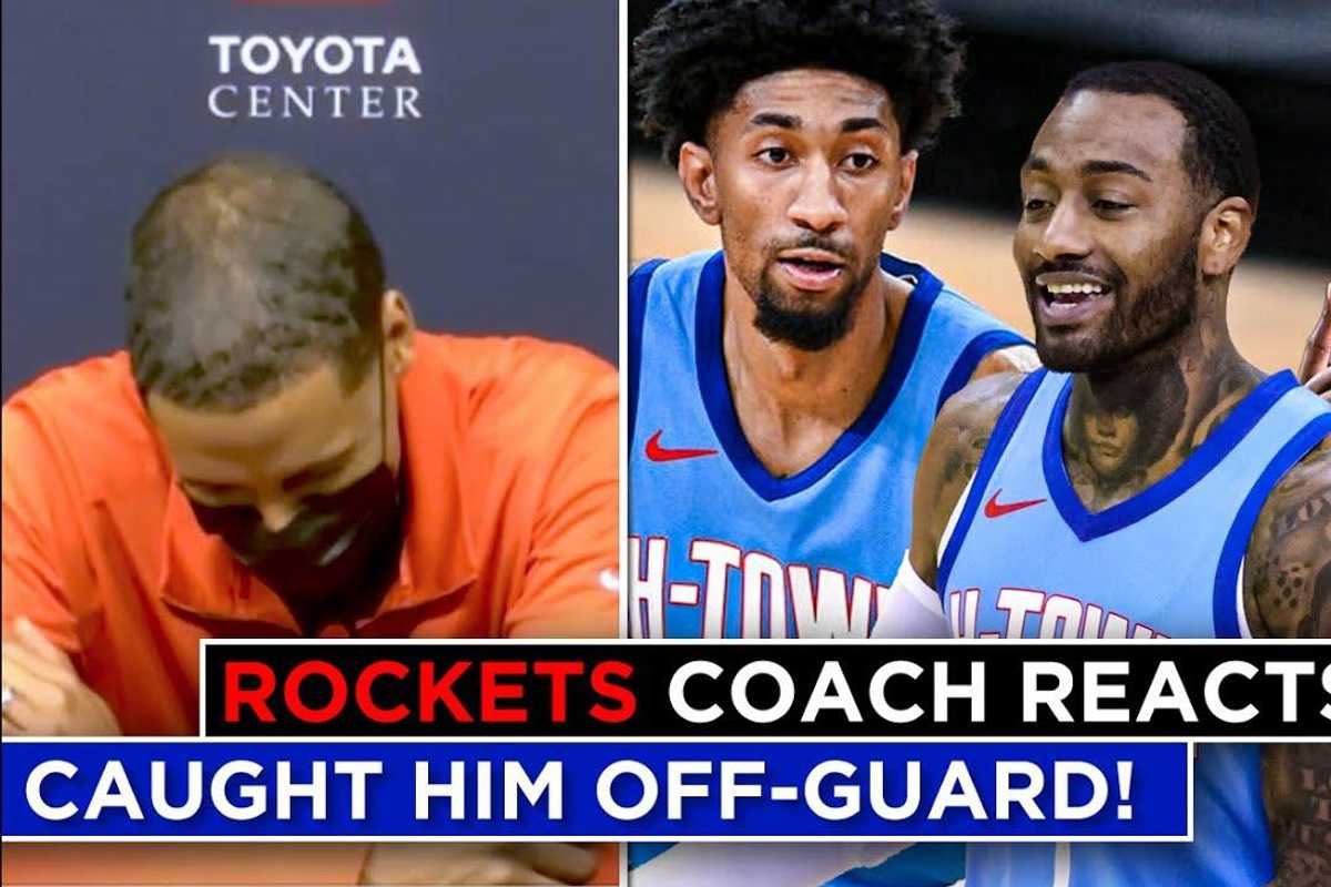 Watch Stephen Silas lose it after hearing Rockets' new nickname for first time