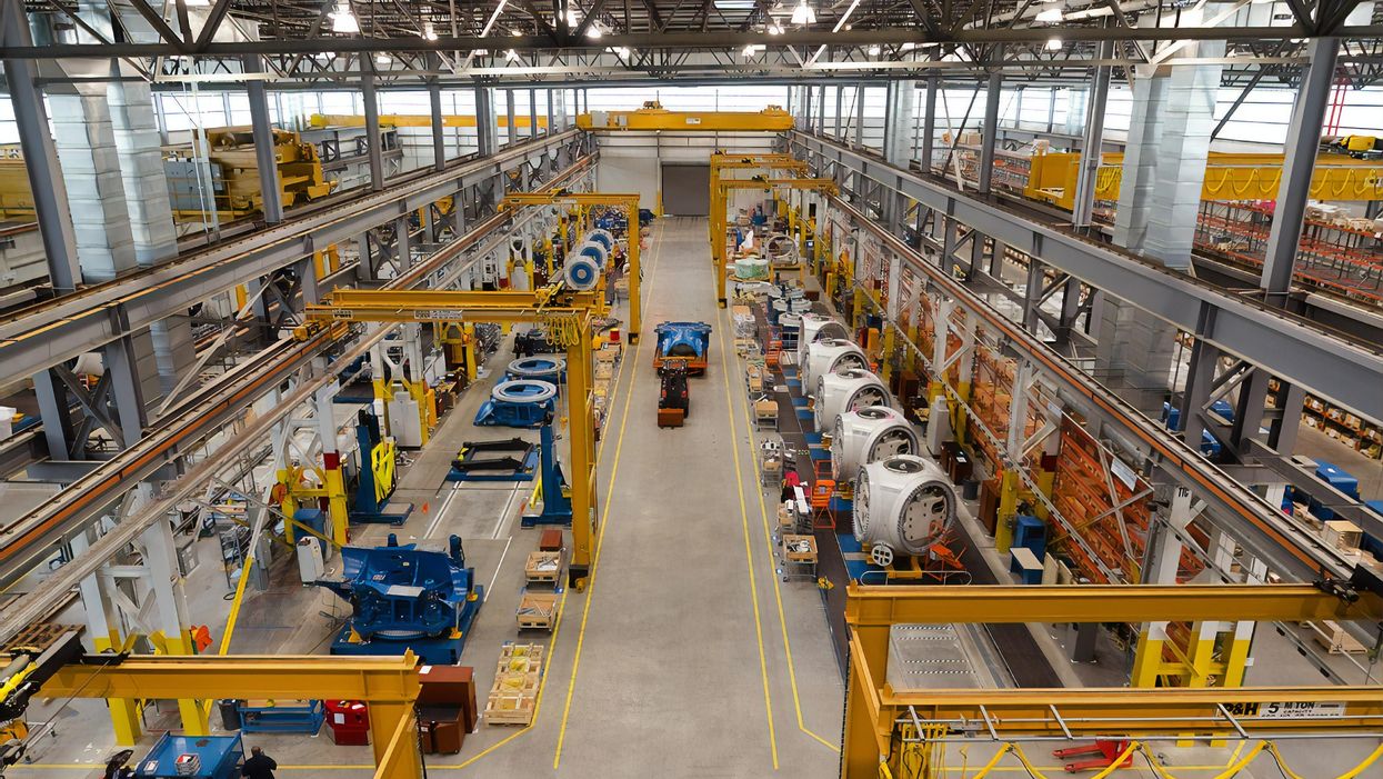 Car factory.