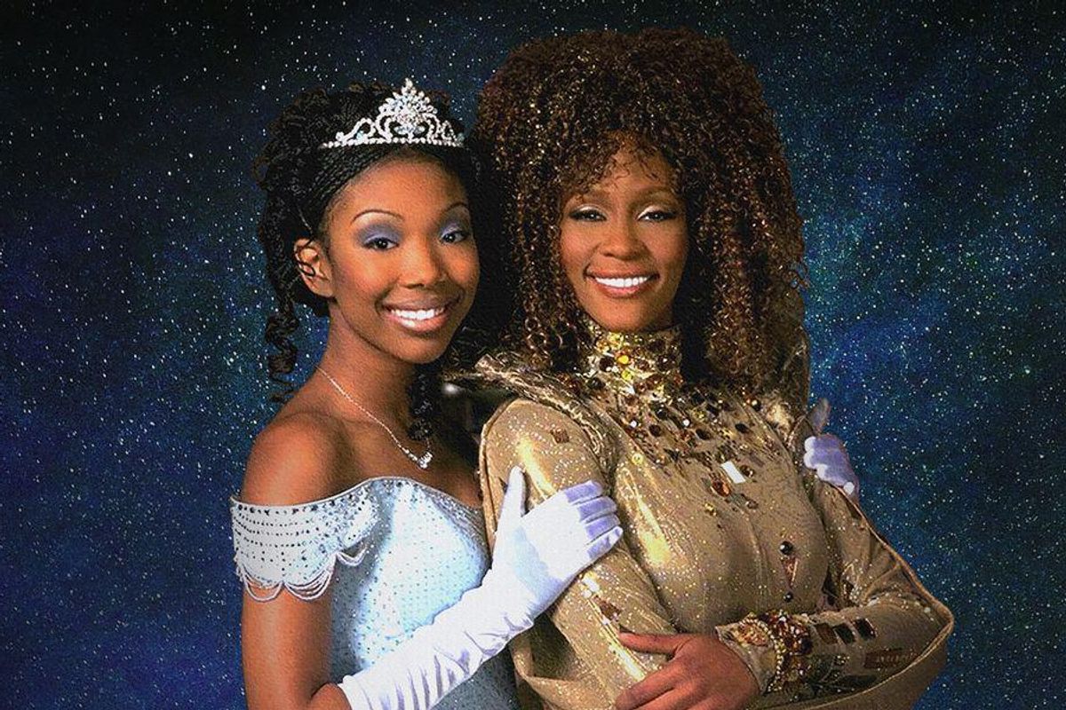 Brandy Norwood and Whitney Houston in Cinderella