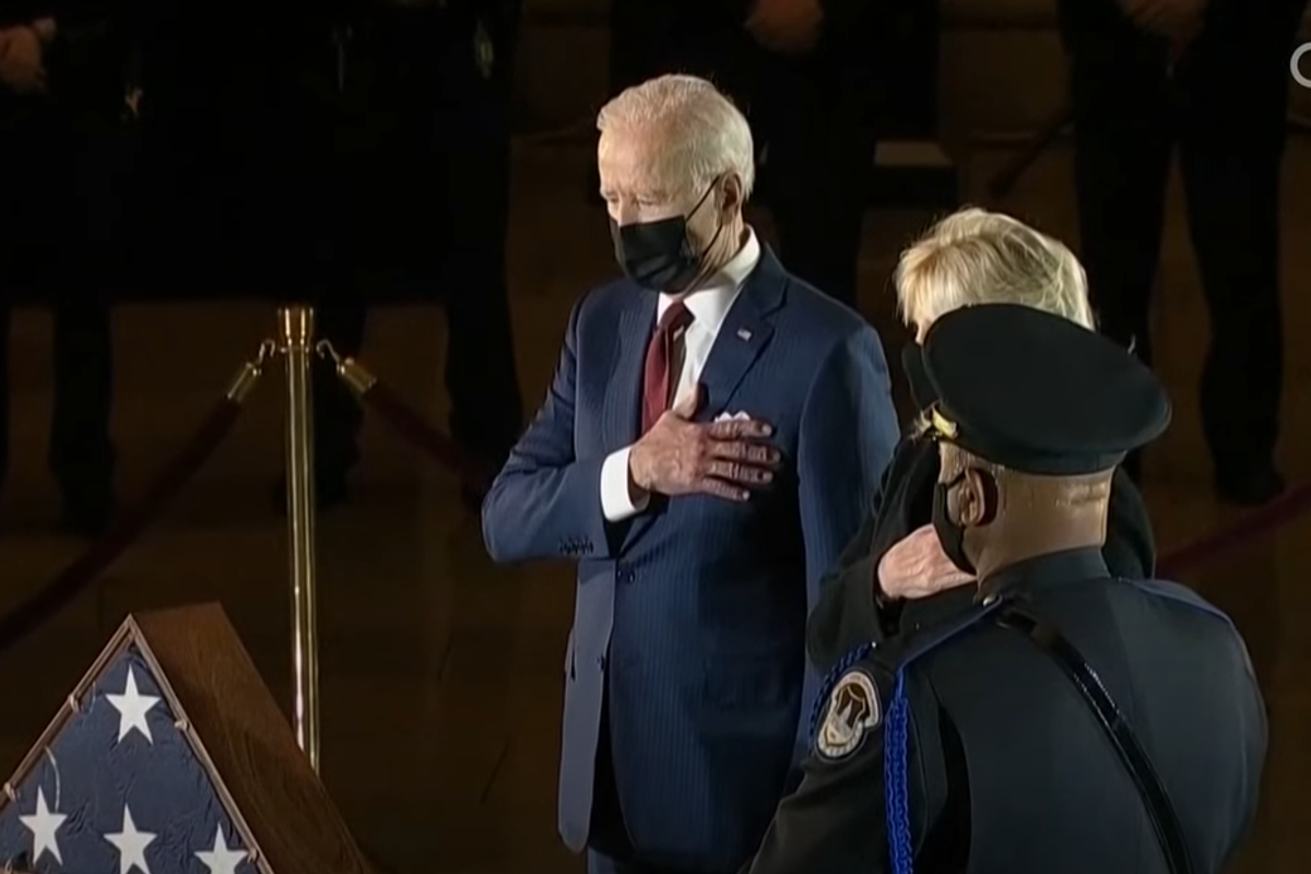 Fox News Mostly Ignored Capitol Ceremony For Slain Officer, Guess His Blue Life Didn't Matter