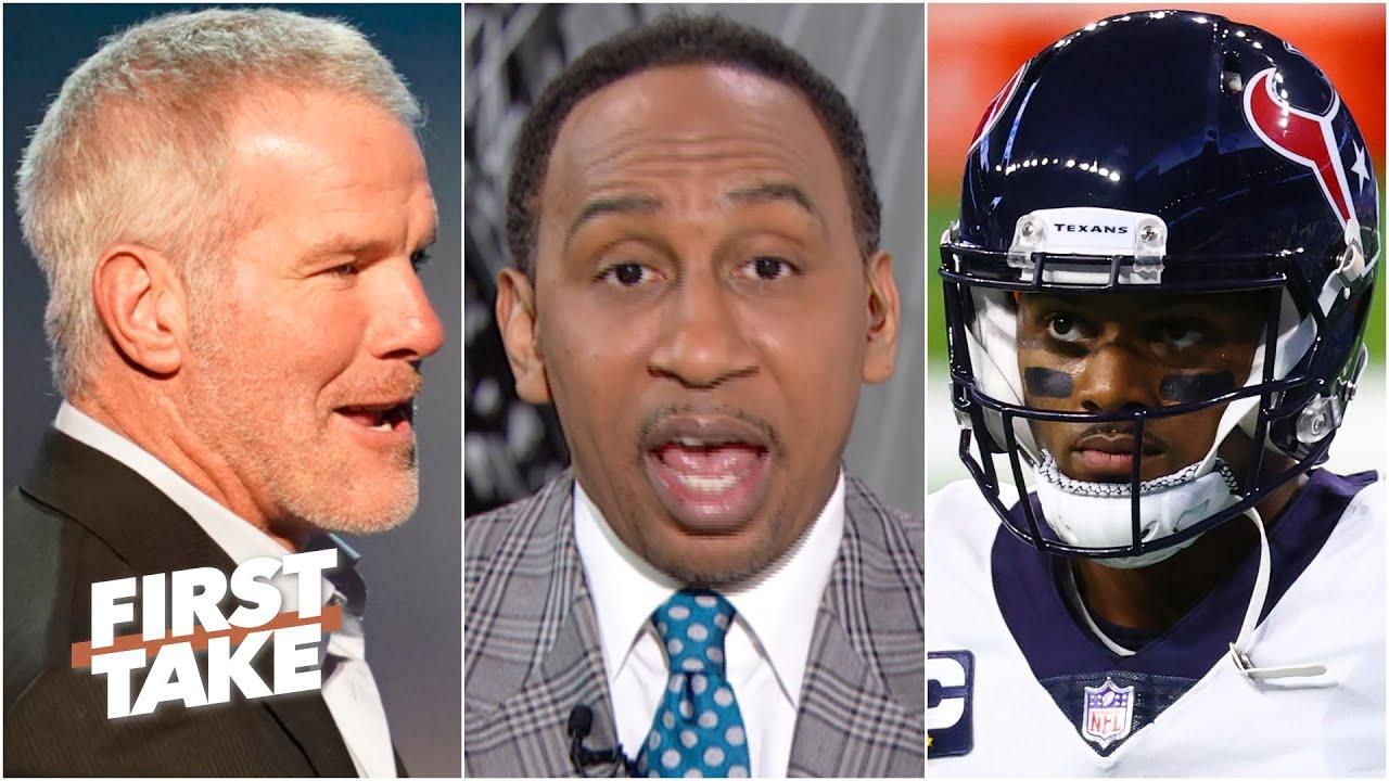 Stephen A. Smith takes issue with Brett Favre's comments on Deshaun Watson