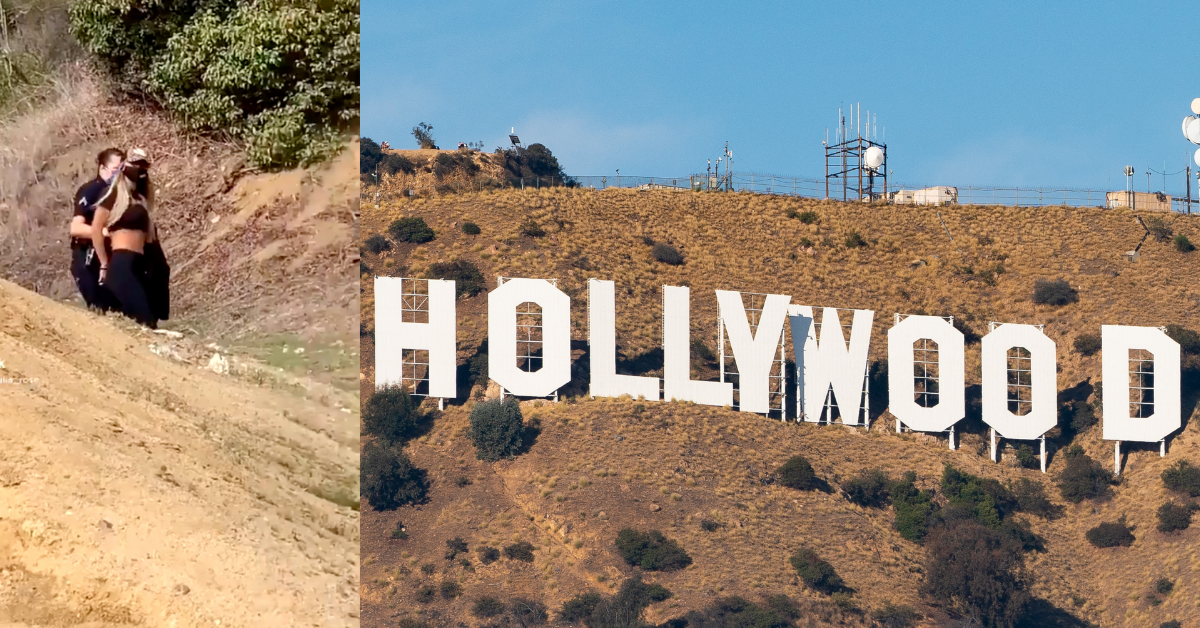 Porn Influencer Among Six Arrested For Changing The Hollywood Sign To Read 'HOLLYBOOB'