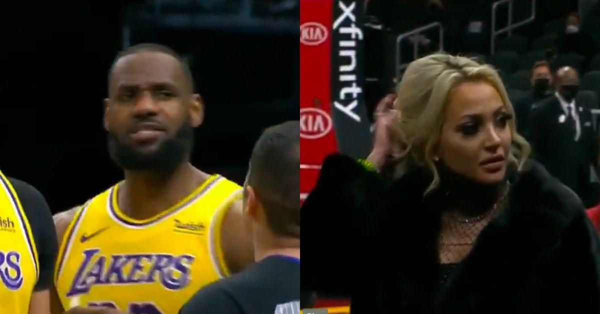 Viral 'Courtside Karen' Says She Was Kicked Out Of Game For Threatening To 'F**k Up' LeBron James