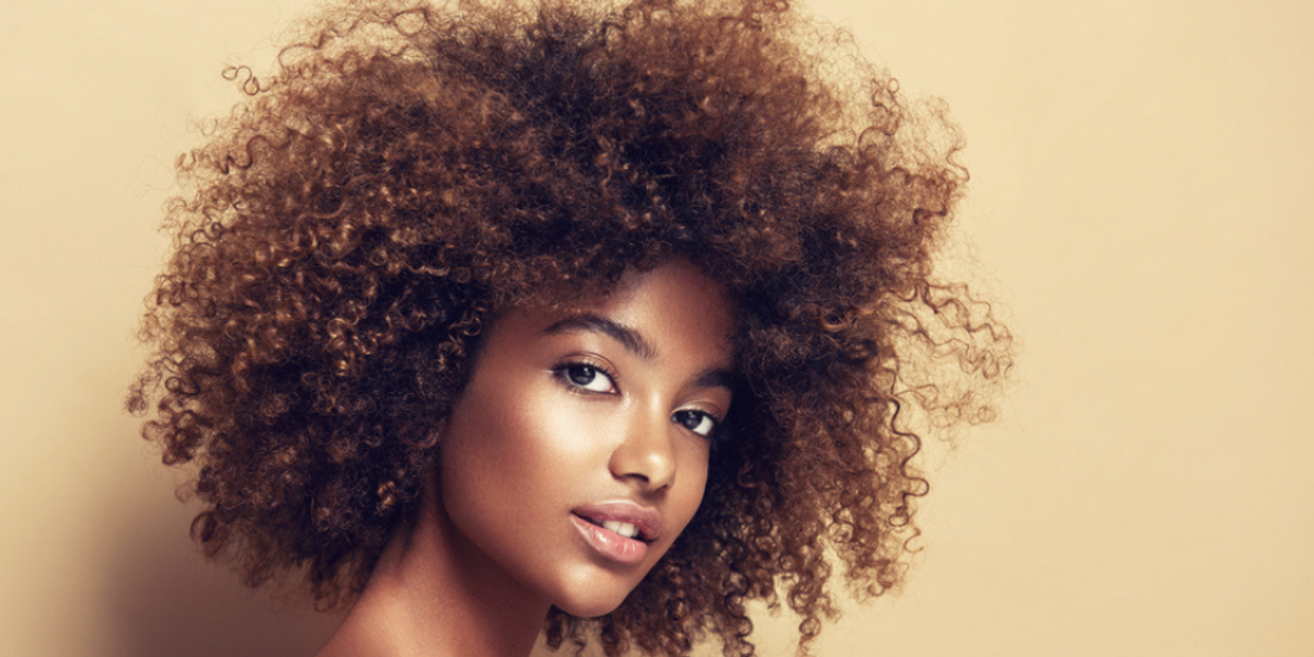 Black woman skin