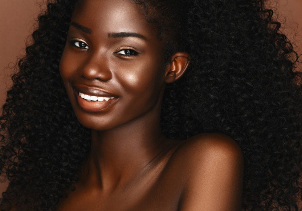 Black woman skin