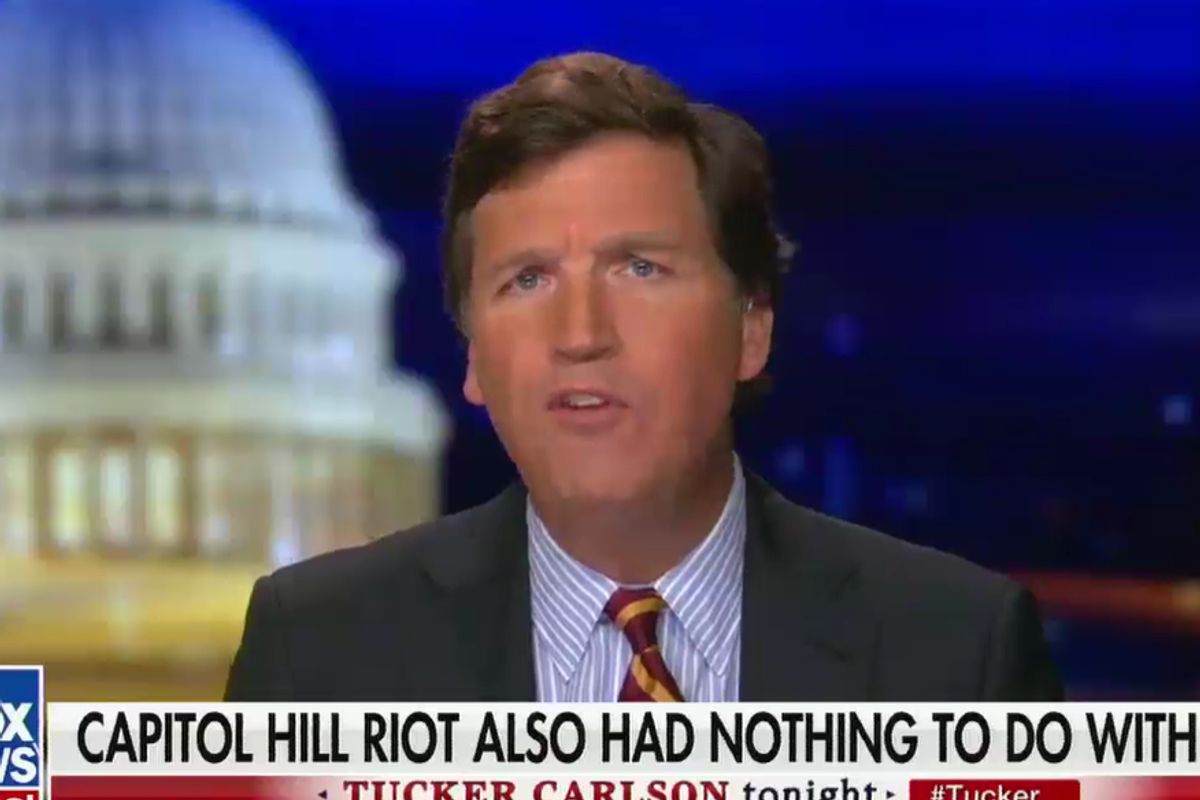 Tucker Still On His 'You're Either With The Terrorists Or You're Against Us!' Bender