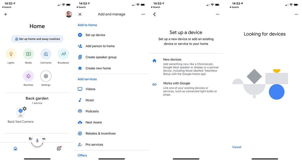 Google Seamless Setup instructions