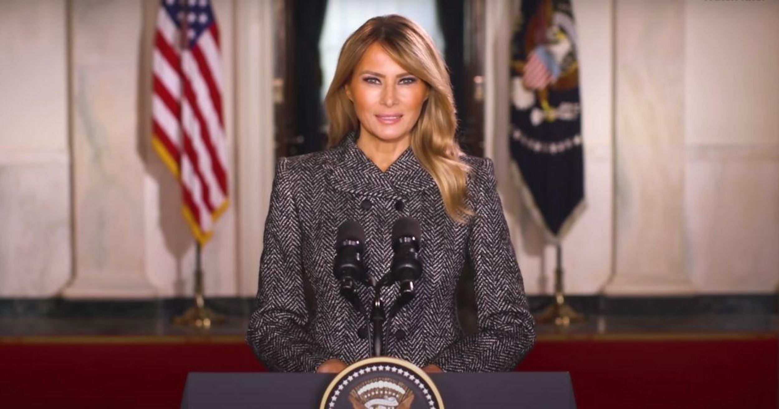 Melania Slammed For Touting Her 'Be Best' Campaign In Tone-Deaf Farewell Video