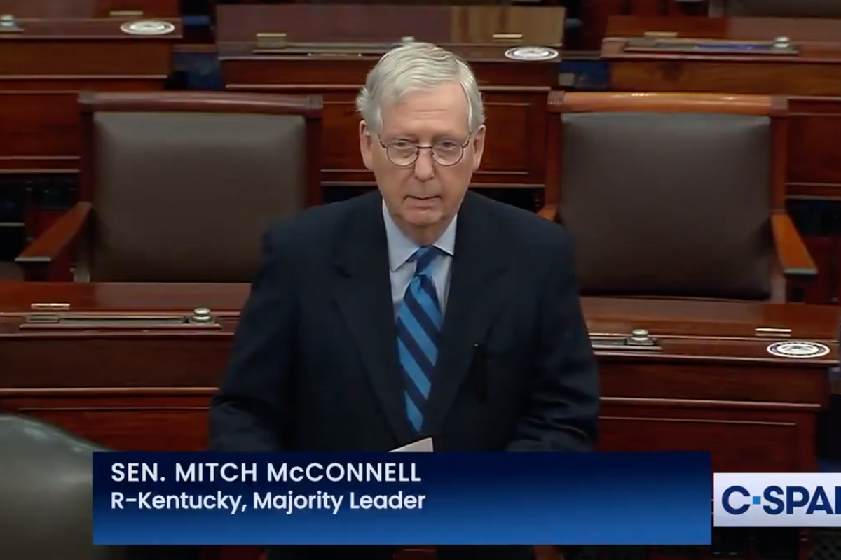 Mitch McConnell Calls Biden ‘The People’s Choice,’ Calls Trump A Cab Out Of Washington