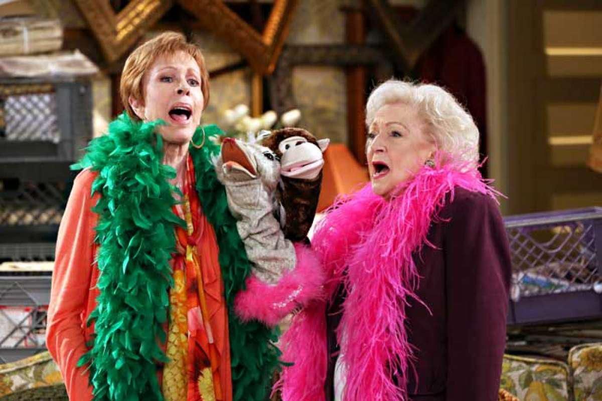 Carol Burnett and Betty White