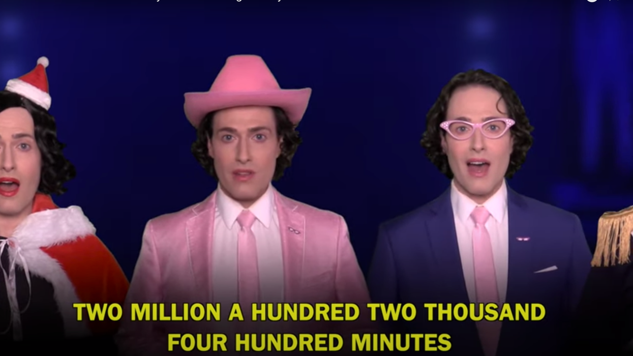 Randy Rainbow performing 'Seasons of Trump'