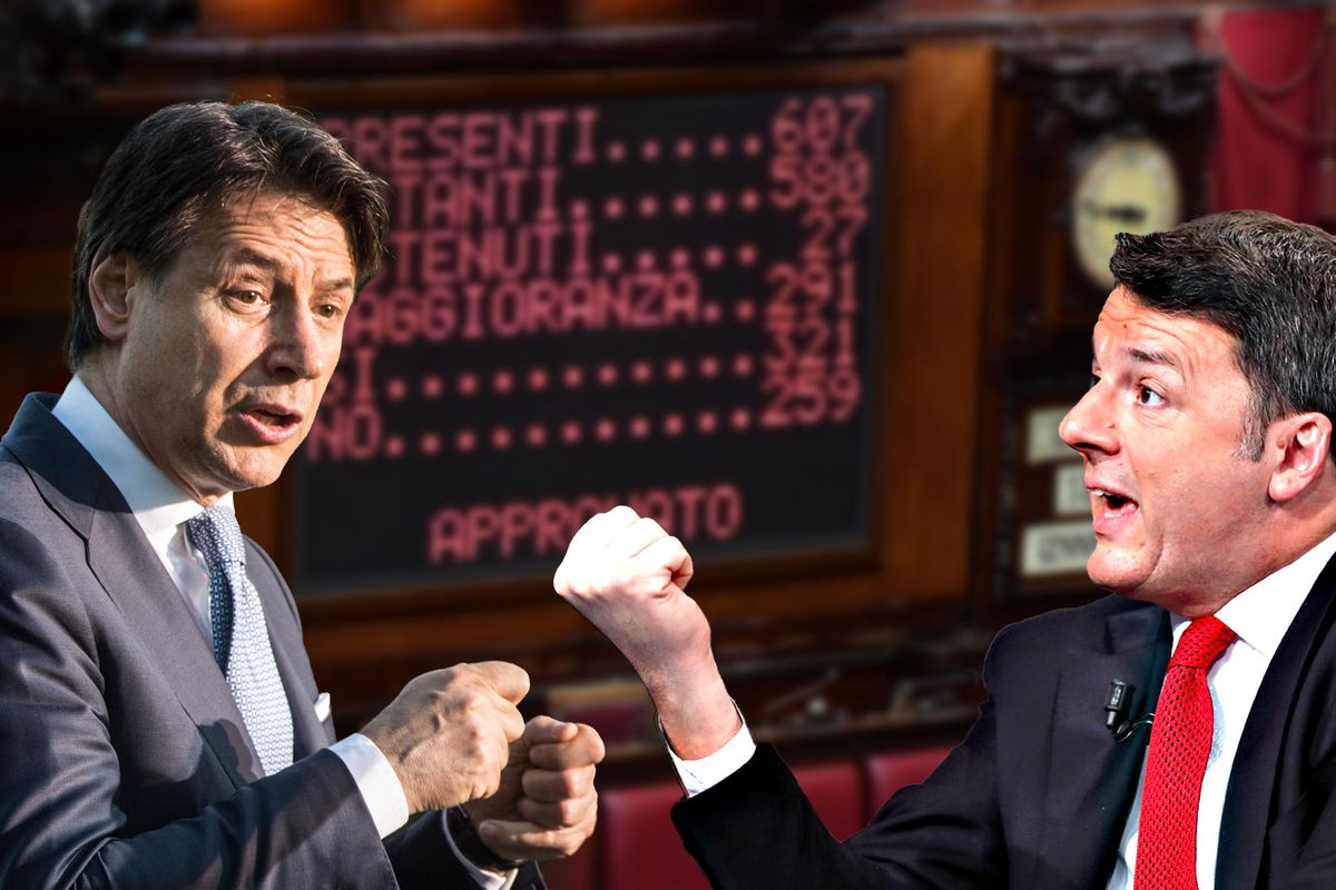 Renzi suonato, Conte bollito