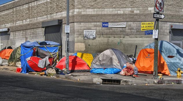 homeless camp los angeles