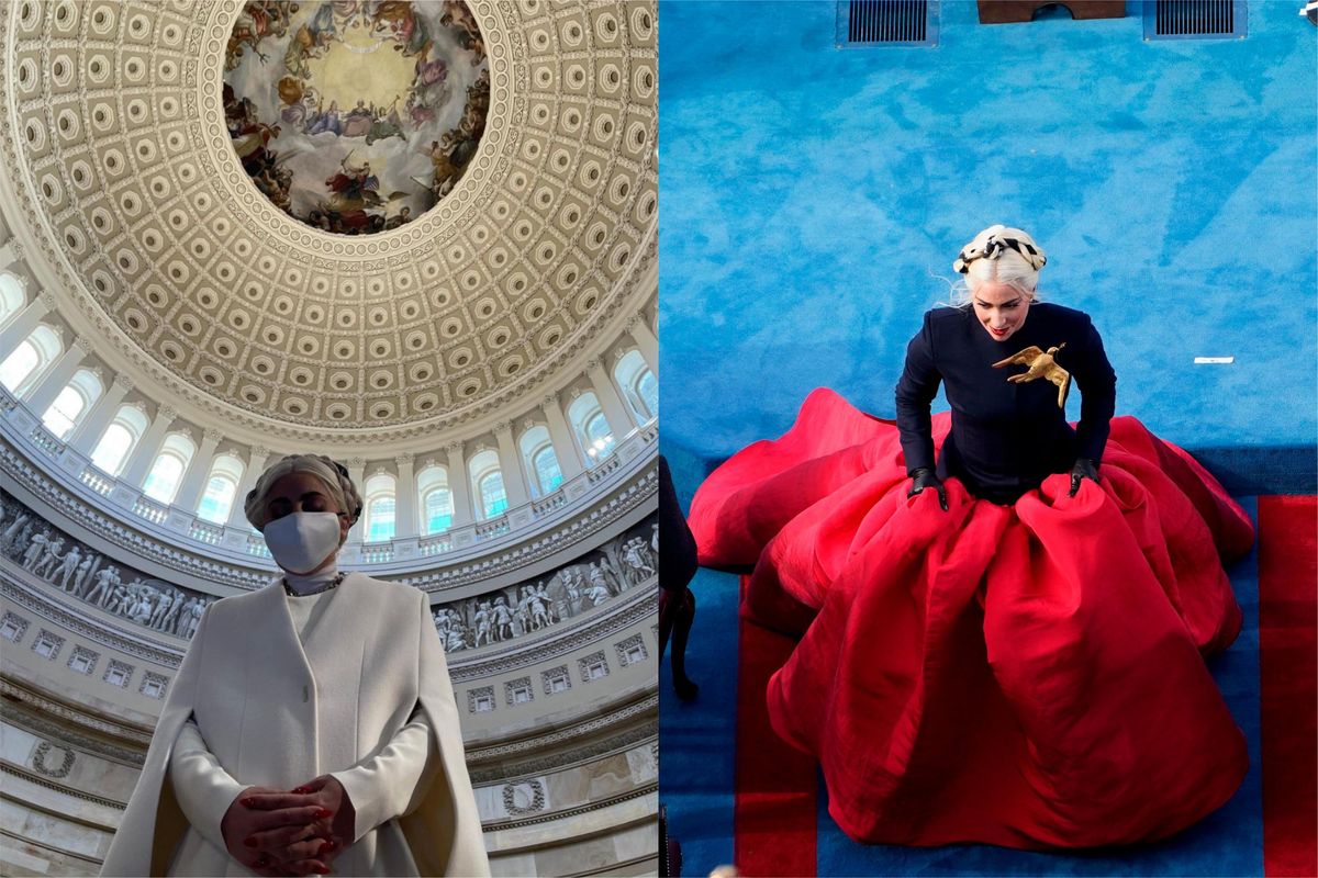 Lady Gaga Served the Best Looks and Memes of the Inauguration - PAPER