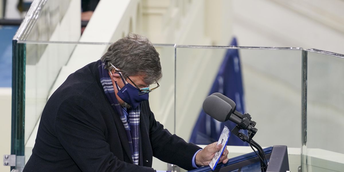 The Inauguration's Podium Disinfector Is Now a National Icon